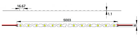 SMD2835 LED Strip Lights (7.2W)