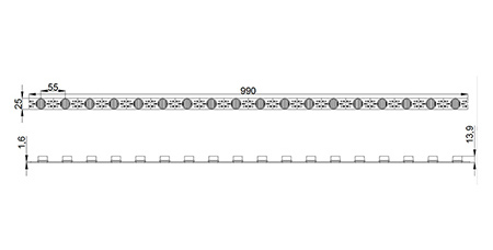 DXD438E Side-emitting LED Light Bar