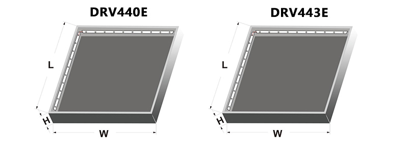 DRW-440E / DRW-443E Side-emitting LED Light Bar
