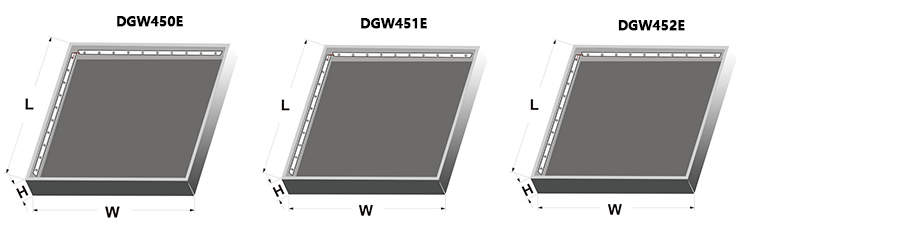 DGW450E / DGW451E / DGW452E Side-emitting LED Light Bar